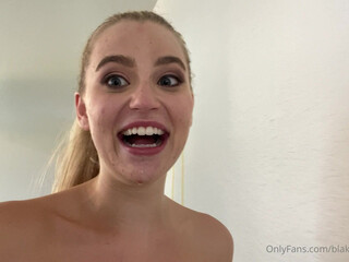 blakeblossomxxx spectacular slut strokes her clit