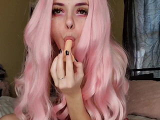 beyondfated young trash masturbates shaved pussy