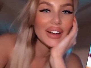 Milana aka milanasw onlyfans hot lady caresses big tits