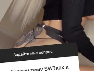 Milana aka milanasw onlyfans radiant passion consoles himself in  private e