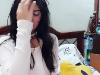 camilalover the shrewd slut masturbates pussy with a phallus