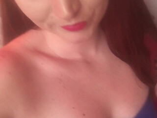 Halosi5 blonde slut caresses sex lips