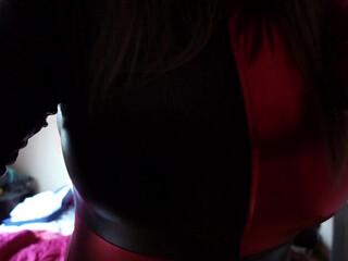 Kittywhite openwork passion undress and pussy pulls