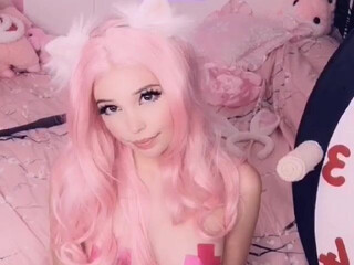 Belle Delphine onlyfans insatiable bitch suits double fuck