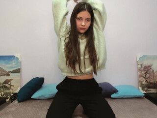 dicks1e caresses pussy through panties