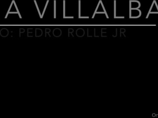 themariavillalba cute blonde girl got herself a finger on the couch