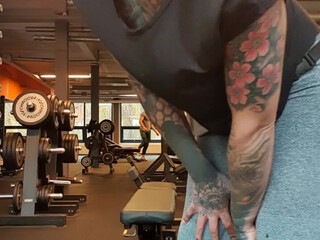 nayomisharpe Russian goddess posing in blue panties