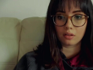 love_dont_be_shy busty chick caresses shaved foil