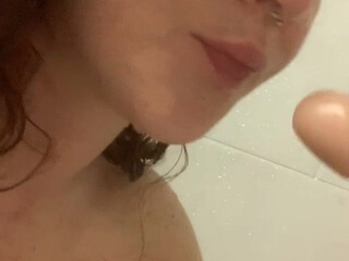 poison_ivee black-haired young lady in stockings masturbates her shaved pussy