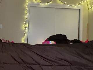 kyrichess charming babe masturbates shaved vagina