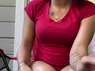 kinky_candy beautiful model caresses big tits