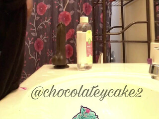 chocolateycake2 spectacular devil smartly jerks off her dildo