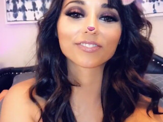 Reena caressed on the bed