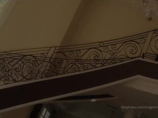 Gemma shy young lady caresses anus