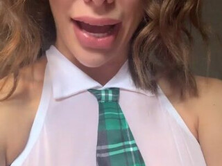 Chessie lustful skin jerks off shaved cunt