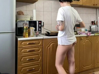 sasha0vay pretty chick fucks pussy with phallus