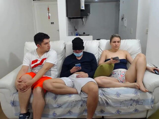 paulina_and_alex in black stockings jerks off