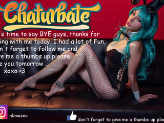 nebamazee charming whore sticks dildo in the vagina