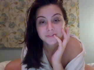 natashabijou cute little doll caresses big boobs