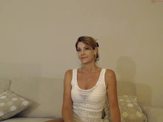 mselleswt cute babe in stockings massages vagina with hand