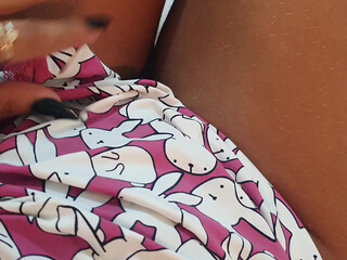 Nathalia Fontes  busty hottie gently jerks her cunt