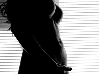 Long Mint a dolly shows her chest