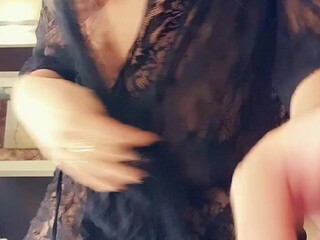 Myrelly Mello onlyfans  nude bitch dancing on the bed