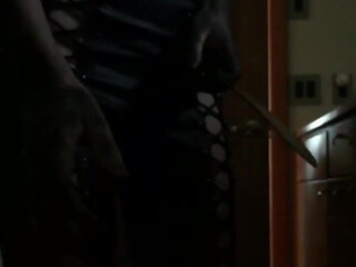 Indigo White  erotic dance and a good suction dildos from a blonde female