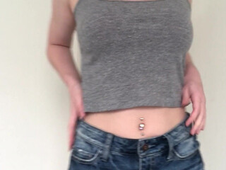 Indigo White  the stubborn slut fucks herself with a phallus