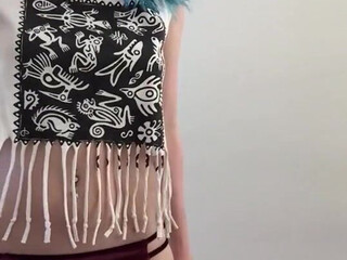 Indigo White  Flirty chick