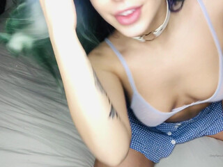 emjayplays onlyfans  cute lady shows natural tits