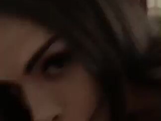 Korra Del Rio crazy girl caresses shaved pussy