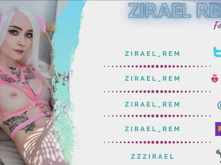 zirael  teen slut gently jerks her pussy