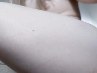 Lianna Lawson gorgeous beast caresses the vagina with fingers