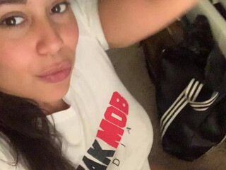 carmelaclutch jerking on a chair