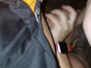 carmelaclutch experienced trash cram hand in both their holes