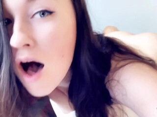 xmishacrossx lustful bitch gently masturbates cunt