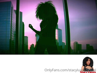 stacyluxxxofficial cute slut fucks pussy with dildos