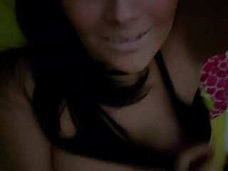 evilvie sexy caresses shaved holes