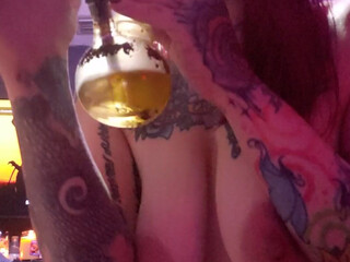 synful420 busty chick masturbates shaved pussy