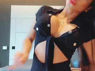 cjmiles onlyfans awesome brown girl in white stockings tickles her cap delicately