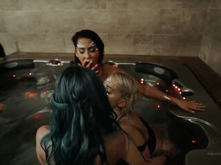 madison420ivy onlyfans luxurious chick caresses lips sex