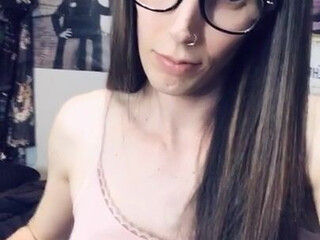 Melanie onlyfans naughty brunette is petting natural tits