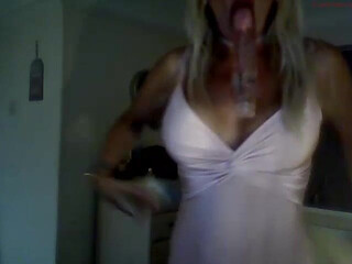 sexy_english_milf exquisite mare with a tattoo shows the charms