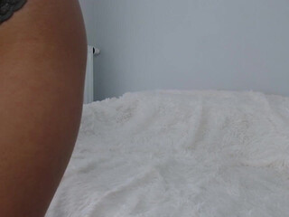 sweet__sensation slutty slut masturbates shaved pussy