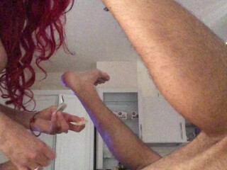 BellaVale  cute lady spins happily in front of the webcam and shines with all the charms