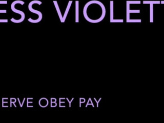 Princess Violette attractive babe excites her sexuality