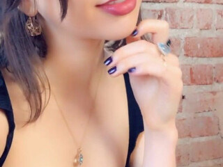 Princess Violette Solo caress of a beautiful baby