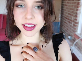 Princess Violette cute girl sucks penis