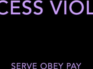 Princess Violette busty hottie fucks handjob cunt